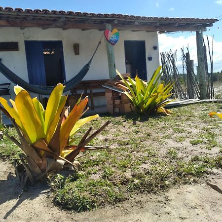 Casa di Gabi , pôr do sol . Caraíva - BA Vila Exterior foto